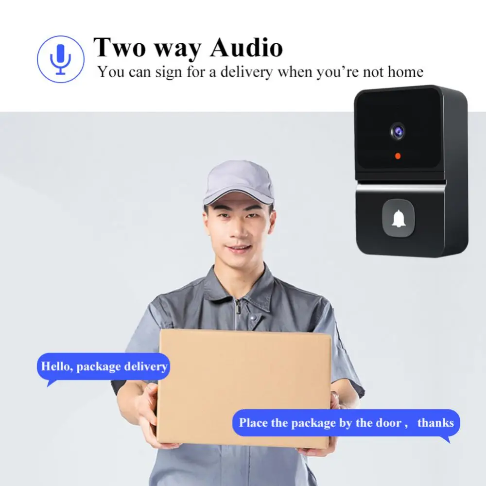 wireless doorbell camera with monitor