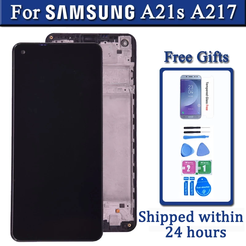 

Оригинальный ЖК-дисплей 6,5 дюйма для Samsung Galaxy A21s A217, дисплей с сенсорным экраном и дигитайзером в сборе для Samsung A217F A217M