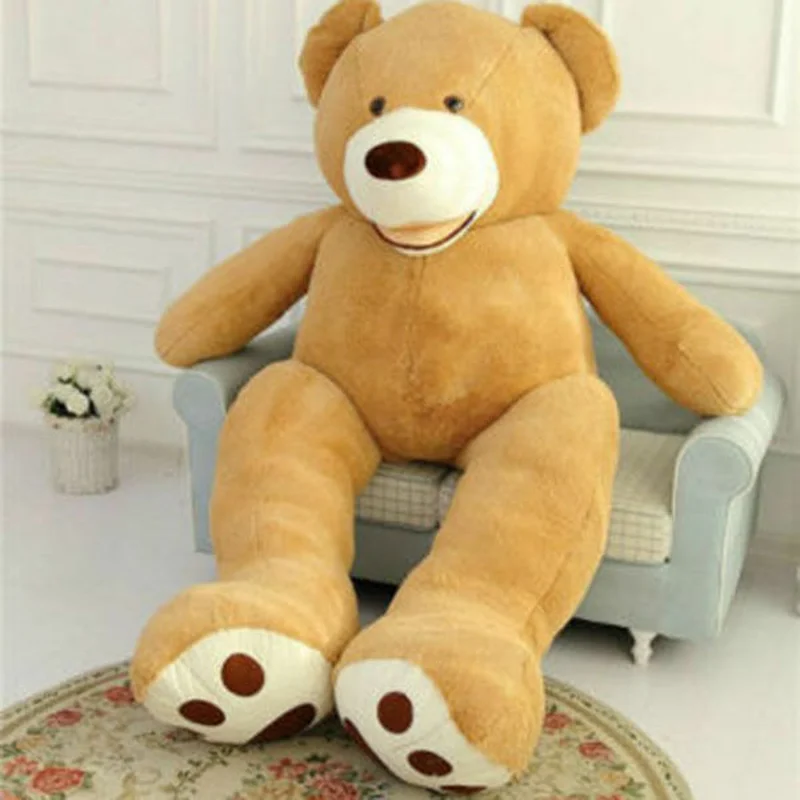 39.37" Huge Giant Teddy Bear Stuffed Plush Toys Kids Holiday Gift 100cm 3.28ft 