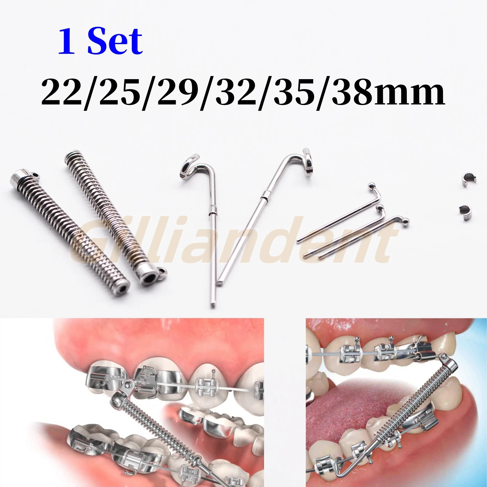 1Set Dental Orthodontic Bracket Forsus Fatigue Resistant Device Push ...
