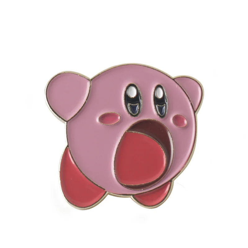 Kirby Anime Pins for Backpacks Badges on Manga Enamel Pin Accessories for Jewelry Cute Things Brooches Gift 6