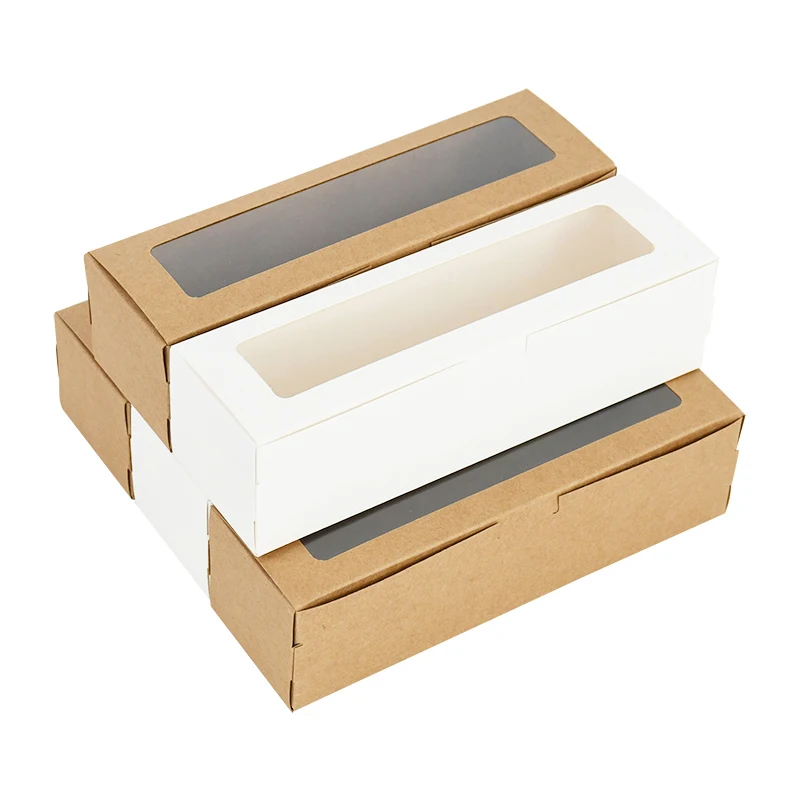 5/10pcs Macaron Boxes with Clear Window, Transparent Dessert Packaging Containers for 5... - SKU MBCW1758 - UGI Packaging