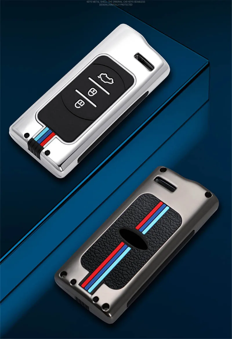 Custodia per chiave Auto in lega Shell per Chery Tiggo 8 Arrizo 5 Pro Gx 5x eQ7 7 2021 2022 Styling portachiavi accessori Auto - Sfd99dabc9ff64d1c85469de0ad710a506