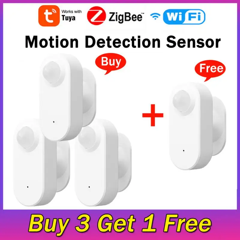 

Tuya WiFi/Zigbee Smart PIR Motion Detection Sensor Security Burglar Alarm Sensor Smart Life Control Support Alexa Google Home