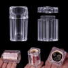 1Pcs Square Coin Tube Clear Acrylic Coin Holder Storage Box Container with Screw Lid for 27mm Coins Collection Supplies 1