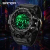 SANDA Men Outdoor Sports Watch Waterproof LED Analog Digital Show Multifunction Big Dial Electronic Wristwatch G style Male Cloc 2
