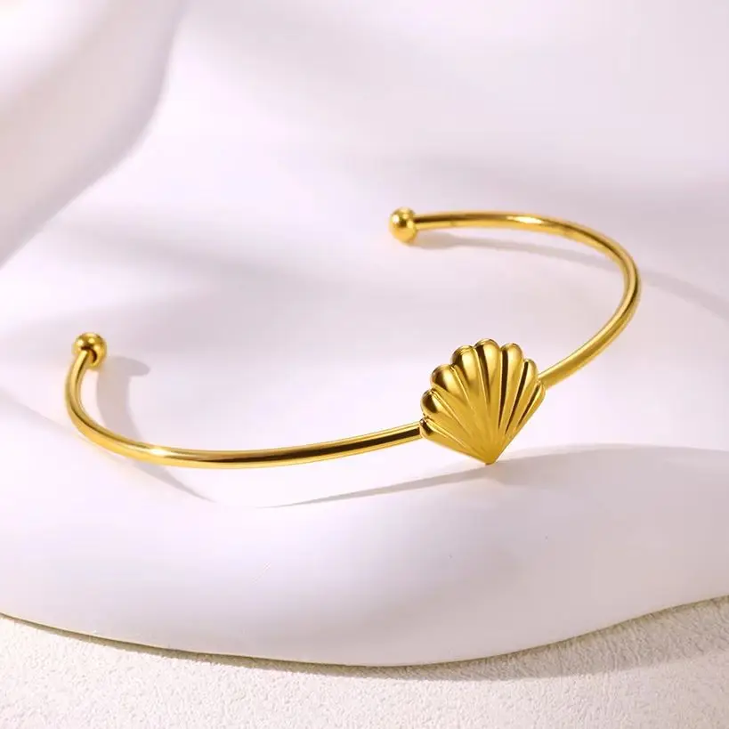 Stainless Steel Open Bracelet For Women