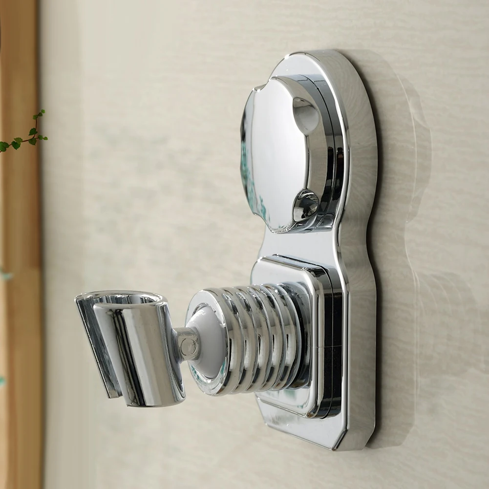 Description Picture 3 of itemShower Head Holder Adjustable Bracket Bathroom Shower Accessories Wall Mount Seat No Punching Shower Head Bracket Hardware