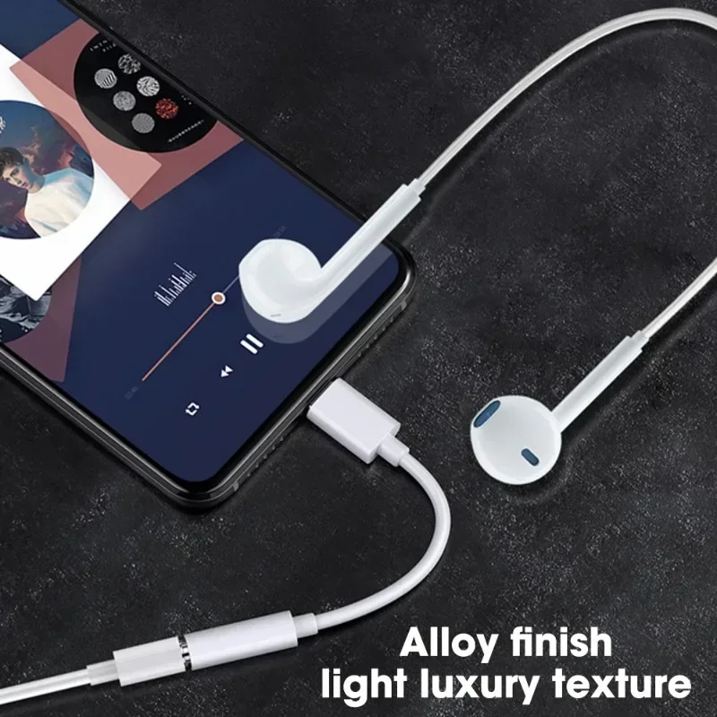 HiFi USB Type C To 3.5 Jack Earphone Adapter Type-C 3 5mm Audio Cable Converter For IPhone 17 16 15 Plus Pro Max