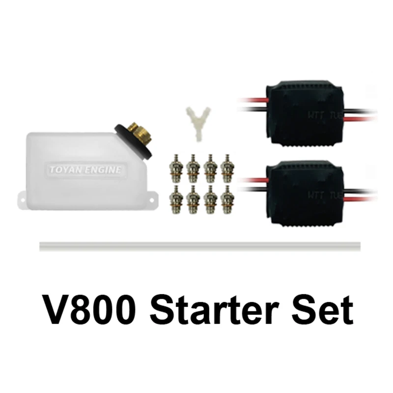 Toyan Kit Di Avviamento Motore Per L200/L400/V400/V800/Kit Di Avviamento Modello Motore Metanolo/Kit Serbatoio Acqua Radiatore