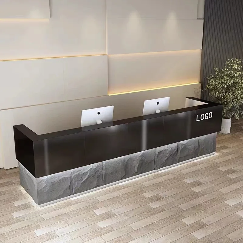 Hotel Company Reception Bar Cassiere Inossidabile Commercial Club Gym Internet Cafe Front Desk Comploir Caisse Accessori