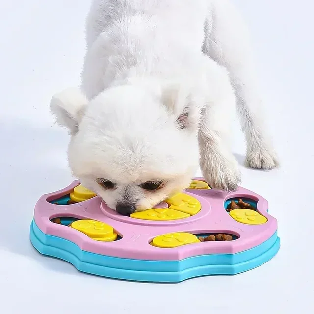 Dog Puzzle Toys Slow Feeder Interactive Increase Puppy IQ Food Dispenser Slowly Eating NonSlip Bowl Pet Cat Dogs Training Game 3