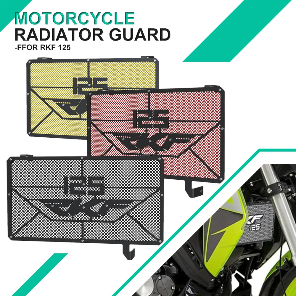 

Accessories Radiator Grille Guard Protection FOR KEEWAY Keeway RKF125 RKF 125 RKF-125 Motorcycle Cooler Cooling Cover Protector