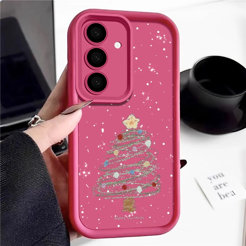 Festive Christmas Tree Soft TPU Phone Case – Durable and Stylish Protective Cover