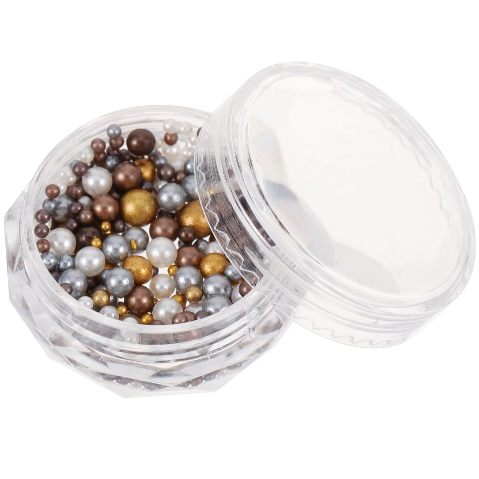 

1 Box Nail Charms Pearl Nail Charms Manicure Nail Pearls Decorative Nail Pearls