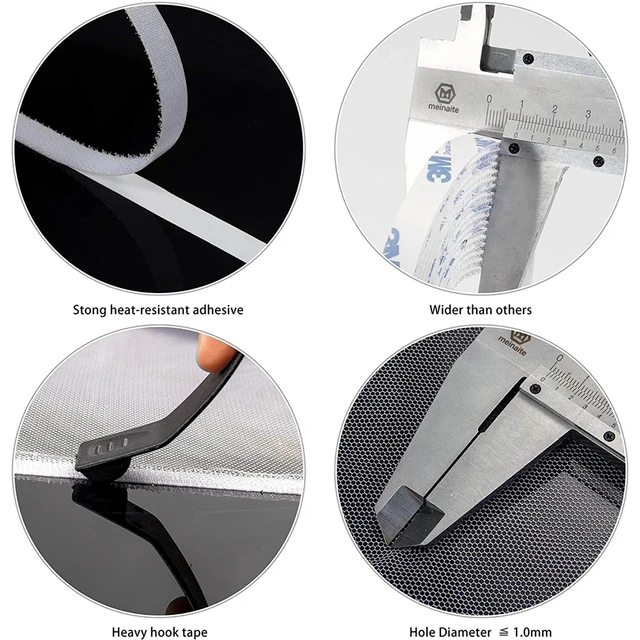 DIY Size Screen Window Screen Set Self-Adhesive Design Free Installation Invisible Insect Screen Window Home Essential 6