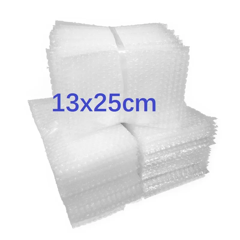 13x25cm Bubble Mailers Jewelry Plastic Wrap Envelope White Packing