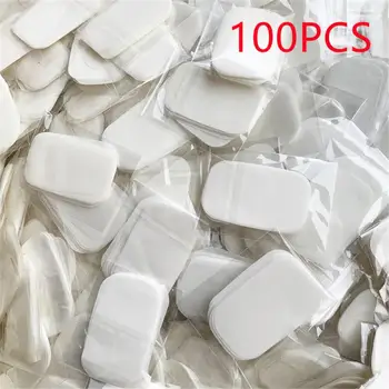 100pcs Paper Cleaning Soaps Travel Scented Foaming Small Soap Portable Hand Wash Soap Papers Scented Slice Washing Hand Bath tanie i dobre opinie CN (pochodzenie) Other White 20 40 60 80 100pcs lot Drop shipping wholesale