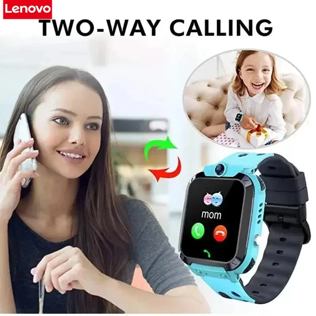 Lenovo 4G Smart Children's Watch Sim Card Call Camera Mobile GPS Tracking Waterproof Watch for Apple Android 2026 New 1