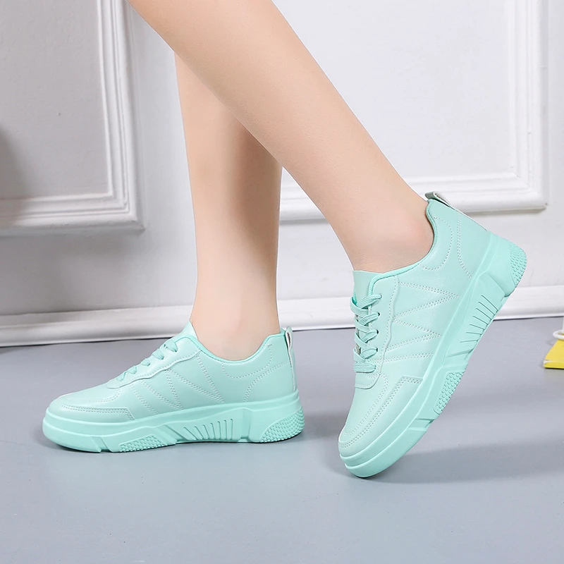 2022 Spring and Autumn New Fashion Temperament Solid Color Women's All Matching Summer Breathable Casual Sneakers Woman Shoes