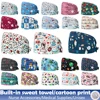 Fashion Laboratory Fashion Scrub Cap Women's Operating Room Hats Cotton Cartoon Hat Nurse Scrub Hat Beauty Salon Nursing Cap New 1