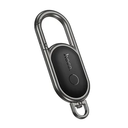 Compact GPS Tracker SmartTag Keychain with Anti - Lost Locator for Pets, Children, and Valuables (Black)