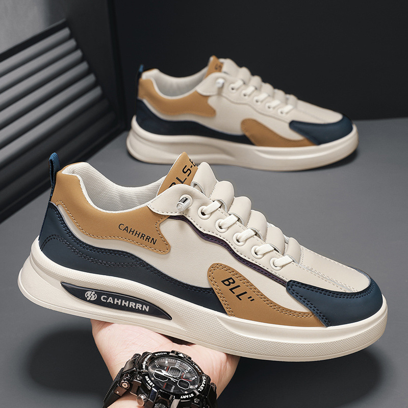 2025 Autumn New Men's Shoes Versatile One-pedal White Shoes Korean Version Breathable Casual Board Shoes Men Shoes for Men