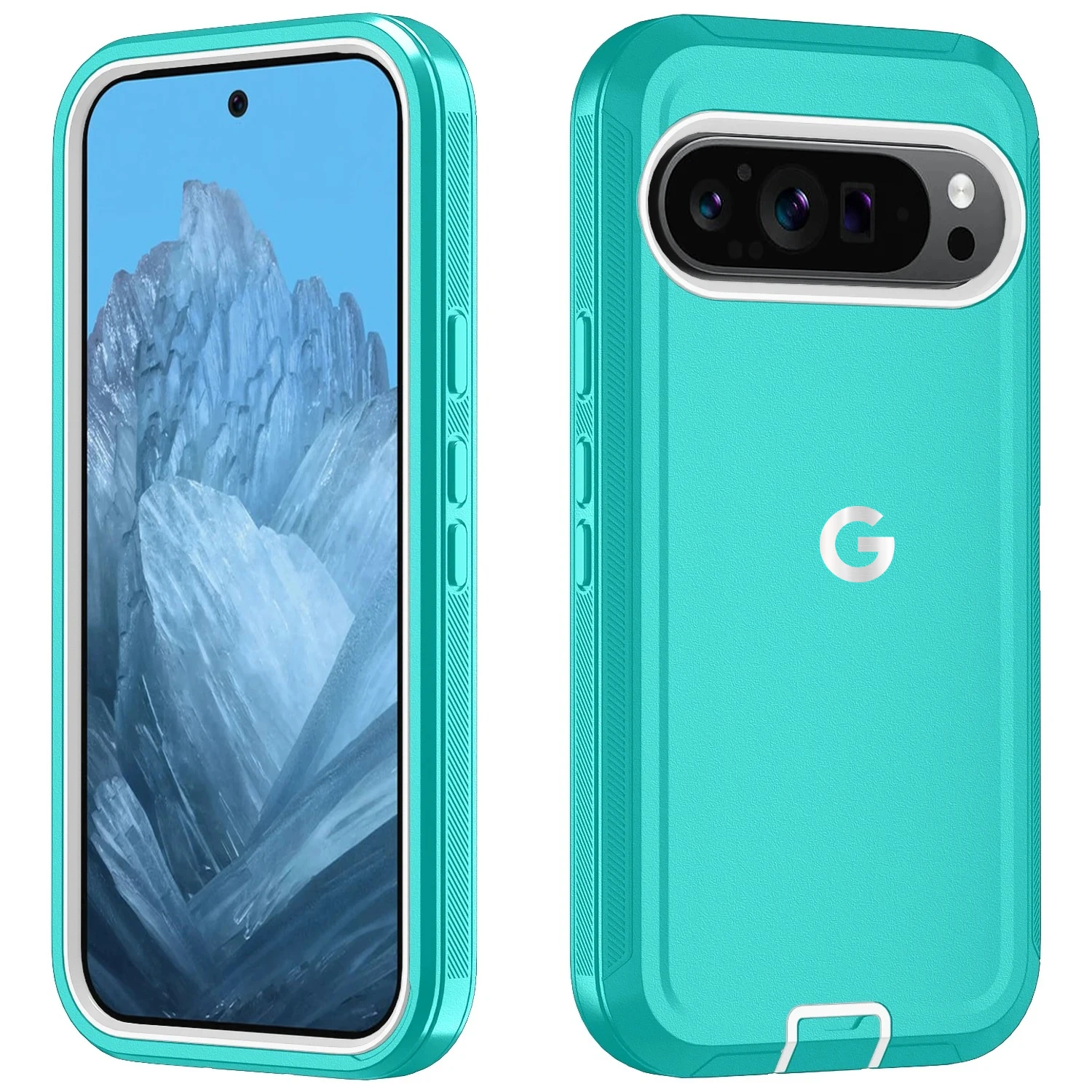 Heavy Duty Armor Shockproof Case with Wireless Charging Compatibility and Anti-Drop Protection