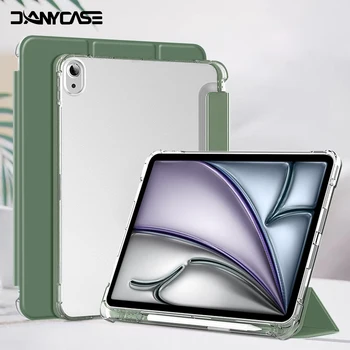 For 2024 iPad Air 6 Case iPad Air 5  6 11 iPad Pro 11 12.9 13 10 Gen 10.2 9th 8th 7th 9.7 6th 5th Mini 7 6 Case With Pen Holder