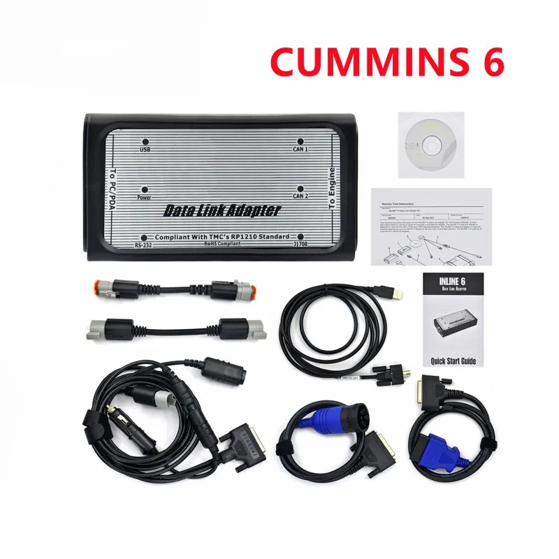 

2023 for INLINE 6 V8.7 Data Heavy Duty for INLINE6 for Cummins Diagnostics Complete INLINE Heavy Duty Truck Diagnostic Tools