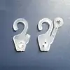Plastic Snap Clip Hooks, Shirt Underwear Socks Hanger Bag Package Fabric Header J-hook Clothes Loop Lock Display Hangers 1