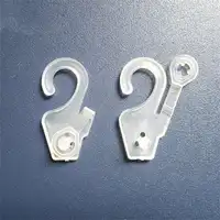 Plastic Snap Clip Hooks, Shirt Underwear Socks Hanger Bag Package Fabric Header J-hook Clothes Loop Lock Display Hangers 1