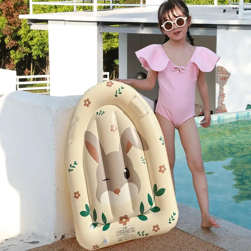 Ins Little Bear Rabbit Printing Baby Lifeline Cartoon With Handle Float Board Floatability Clothing From China