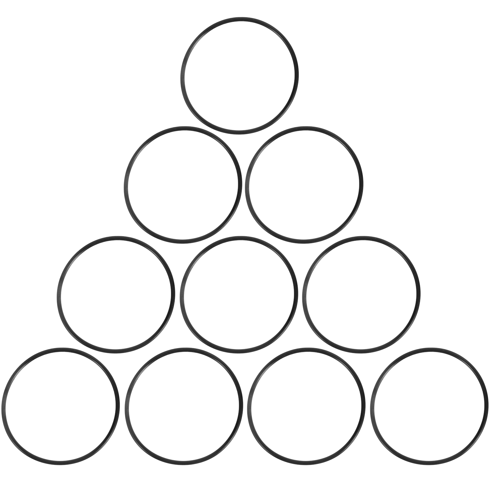 10 Pcs Household Water Purifier Filter Element 20 Inch Silicone Sealing Ring Washer for Home Accessory Assortment Kits Washers