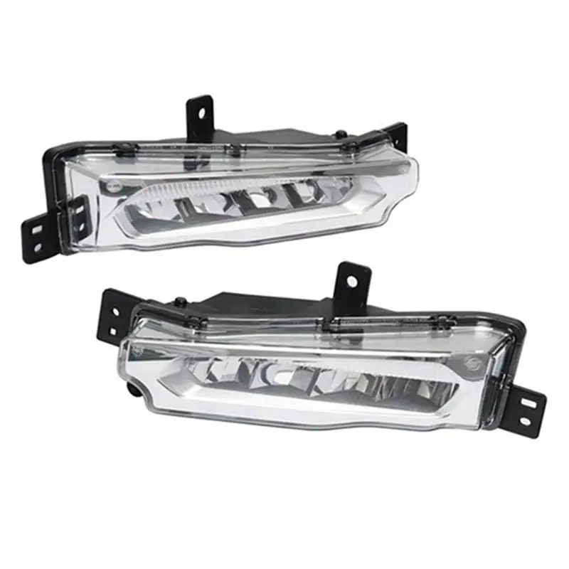 A76T-1쌍 프론트 범퍼 안개등 LED 주간 주행등 BMW X3 X4 G01 G02 17-19 63177412527 63177412528 드라이빙 램프