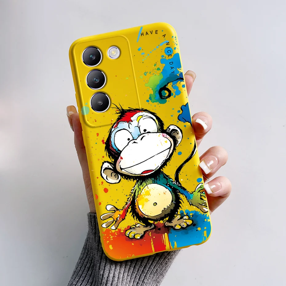 Stylish Painted Soft Silicone Phone Case Cover - Enhanced Protection Bumper