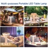 Retro Bar Table Lamp Led Rechargeable Desk Light Room Decor Lampe Camping Luces Bedroom Coffee Decoration Chambre Night Lights 6