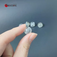 50Pcs/lot 10.7MM Very Small Mini Tiny 0.42Inch Mini Clear TRANS Red Blue Plastic Capsule Toys Round Ball Eggshell Container 2