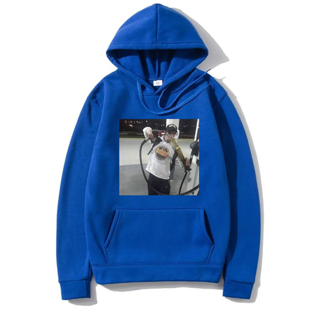 Petrol Bong Funny Meme Print Hoodie Male Vintage Streetwear Men Women Casual Oversized Sweatshirt Unisex Fleece Cotton Hoodies