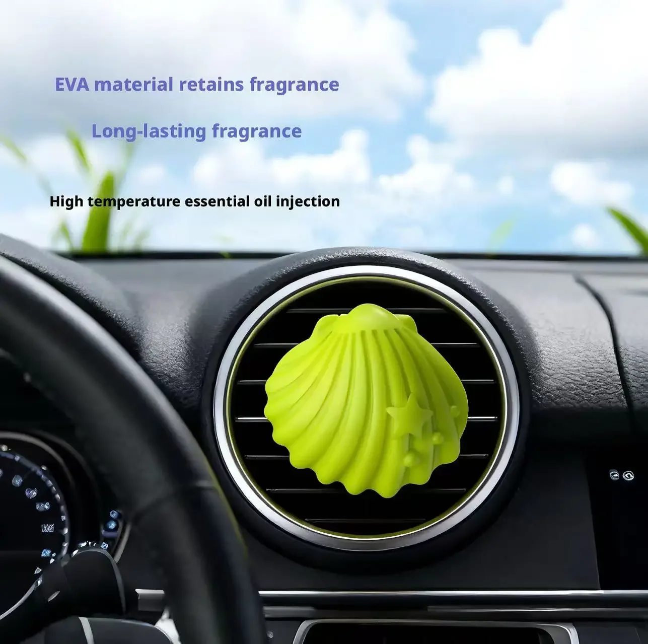 KOGADO Car Air Freshener Solid Shell Aromatherapy