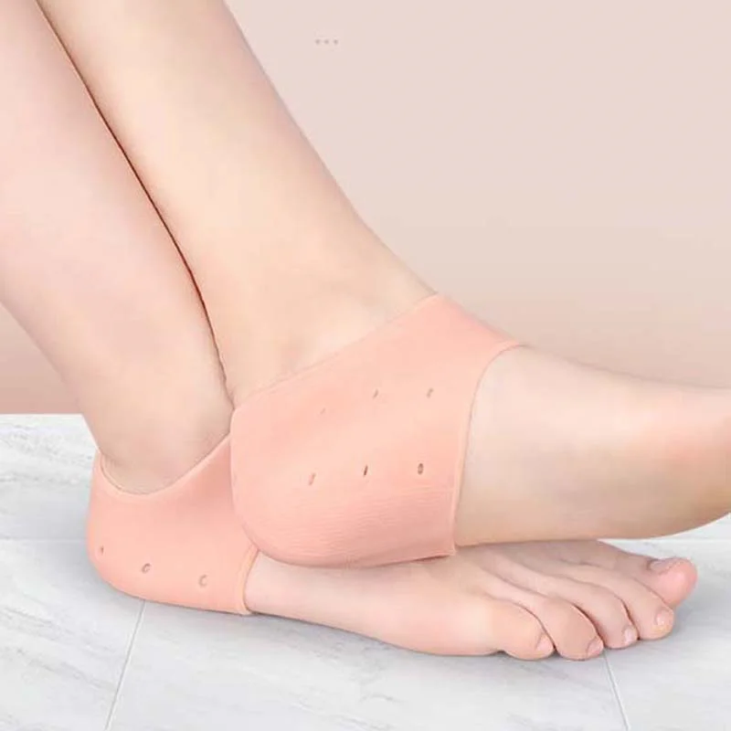 Tanie Anti-cracking Heel Protectors Inner Soles Moisturize Insoles for Shoes Pad Foot Cushion sklep