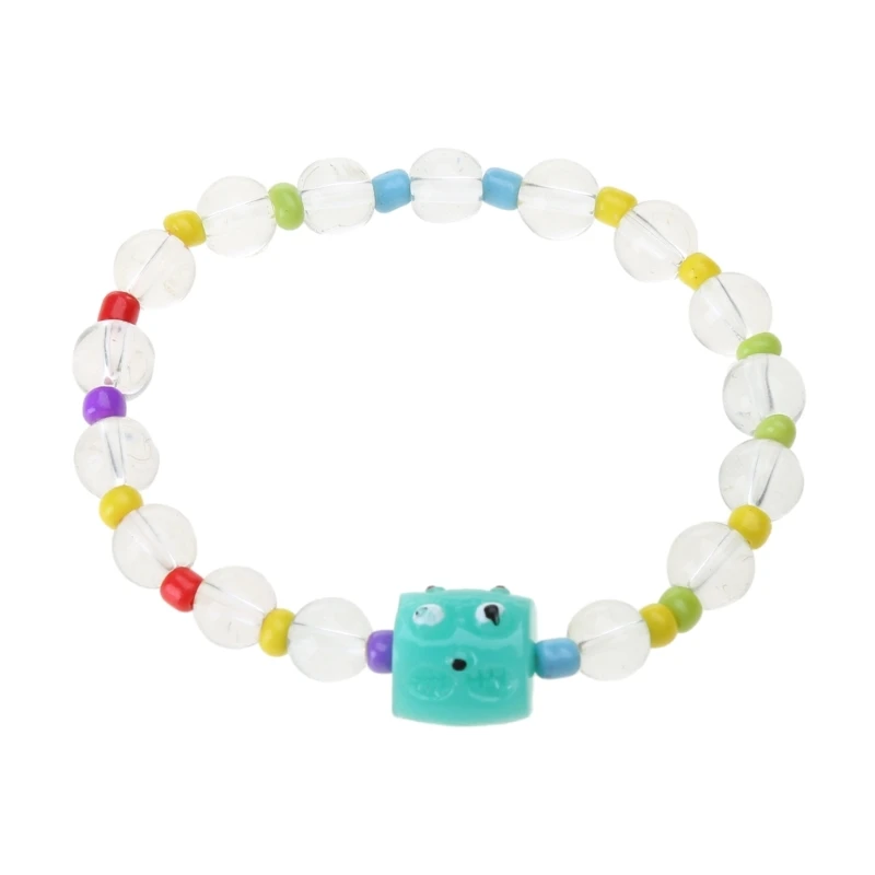 

Colorful Bead Monsters Bracelet Dopamine Beaded Hanschain Bracelets Jewelry