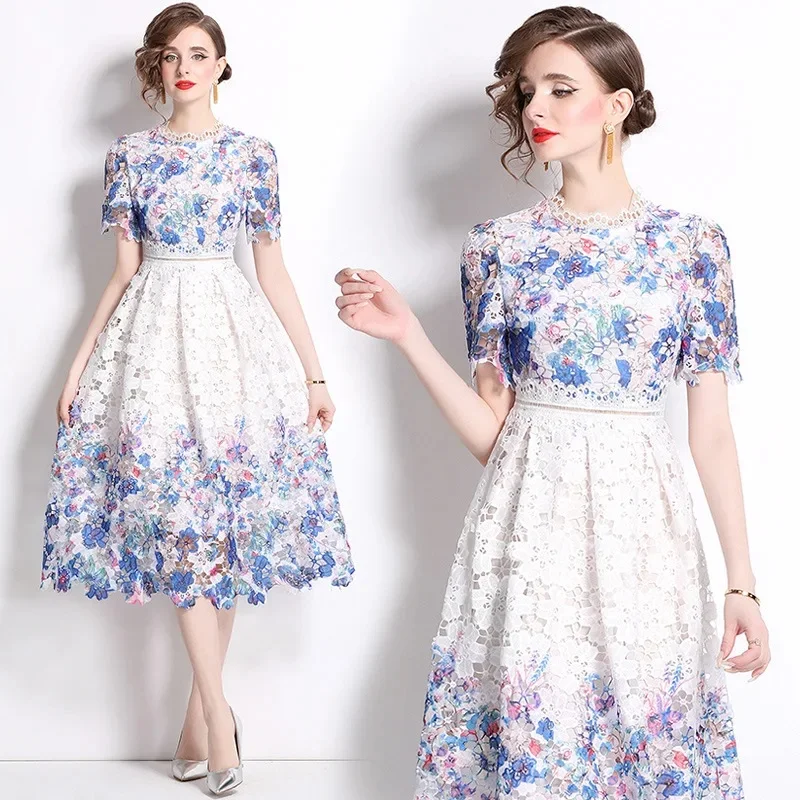 فستان جديد فاخر عالي الجودة لعام 2024 للتخسيس مفرغ...