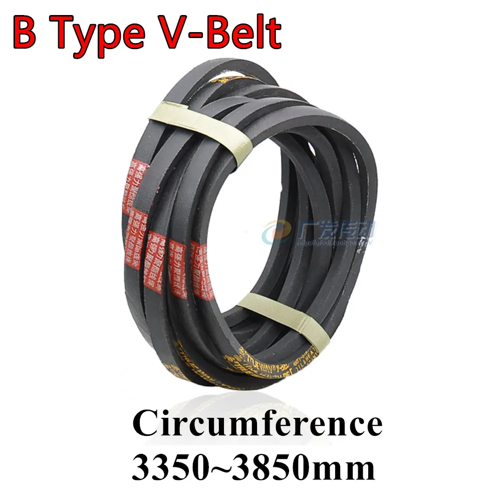 

B Type V-Belt Industrial Triangle Belt Agricultural Machinery Transmission Drive Belt B3350 3400 3450 3500 3550 3600 3650 3700mm