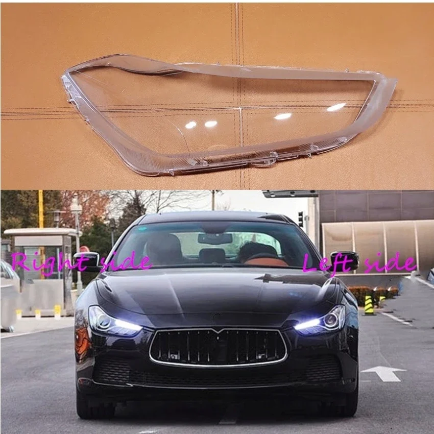 

For Maserati Ghibli 2014 2015 2016 2017 Car Headlight cover Headlamp Lens Auto Shell Cover