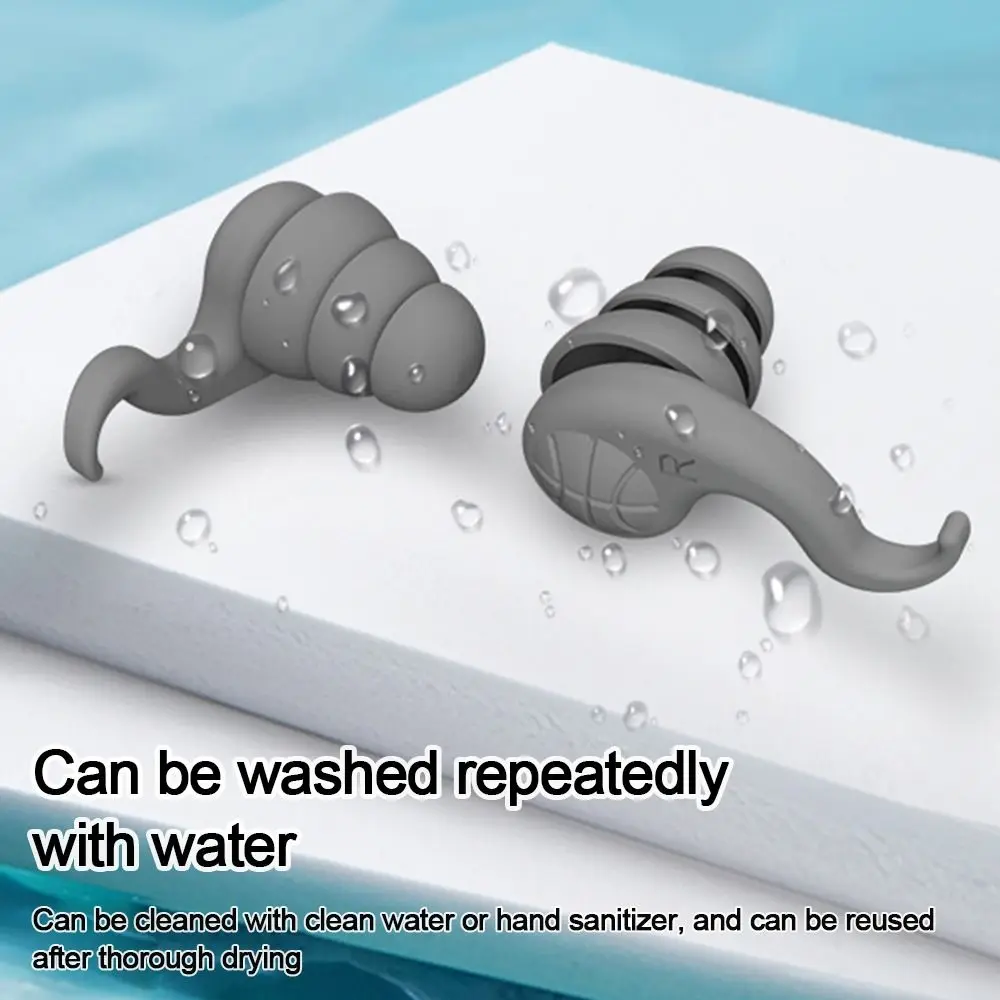 Anti Noise Soundproof Earplugs For Sleeping Useful Reusable Soft Hearing Protection Sound Blocking Earplugs Travel Ear Protector