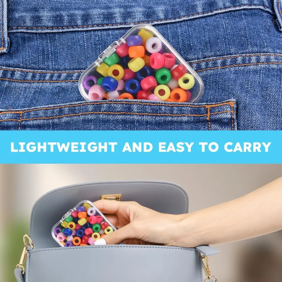 Organizador De Cuentas Y Cajas De Plástico Para Almacenamiento, 30 Mini Cajas De Contenedor De Almacenamiento De Cuentas Transparent Para Hacer Pulseras, Joyería Artanal - AliExprs 36