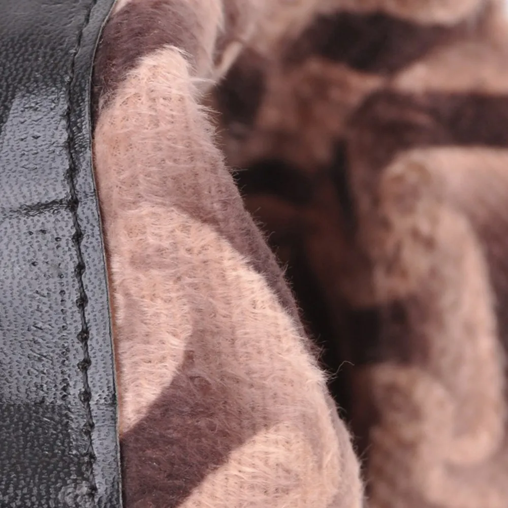 Big Size Women Ankle Boots Patent Leather High Block Heels Square Toe Casual Party Dress Buckle Winter Ladies Zipper Short Boots