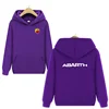 Youth Men's Abarth Scorpion Logo Men Hoodie Wool Warm Sweatshirt Men's Breathable Pullover Hoodie 3