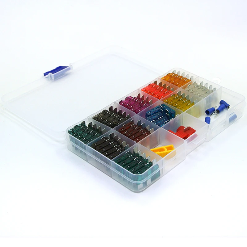 Blade Fuse Assortment Auto Car Truck Motorcycle FUSES Kit ATC ATO ATM 1A 2A 3A 4A 5A 7.5A 10A 15A 20A 25A 30A